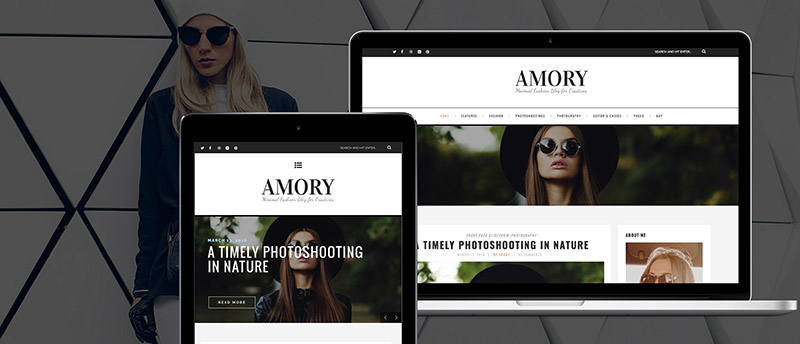 Amory - Ein responsives WordPress Blog Theme - 4