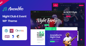 Anondho – Nachtclub & Event WordPress Template