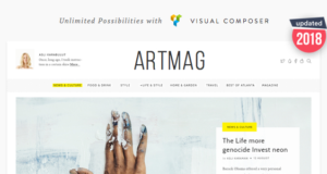 Artmag – Sauberes WordPress-Blog- und Magazinthema