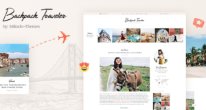 Backpack Traveller – Moderner Blog