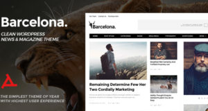 Barcelona. – Sauberes News & Magazine WordPress Layout