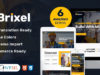 Brixel Hochbau WordPress Layout