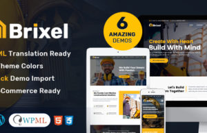 Brixel Hochbau WordPress Layout