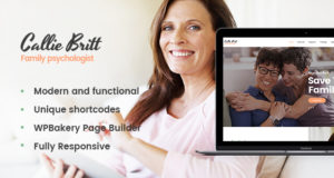Callie Britt | Familienberatung Psychologie WordPress Template