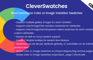 CleverSwatches – WooCommerce-Farb- oder Bildvariationsmuster