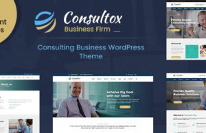Consultox – Beratungsgeschäft WordPress Vorlage