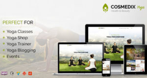 Cosmedix – Gesundheit Beauty & Yoga WordPress Vorlage