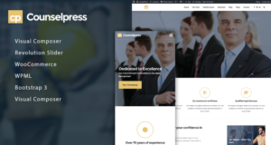 CounselPress – Rechtsanwälte & Anwälte WordPress Vorlage
