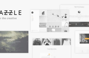 Dazzle – Portfolio-Thema für Kreative