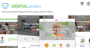 DentalWorks – Dental Related WordPress Template