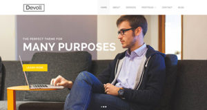 Devoll – Mehrzweck-WordPress-Layout