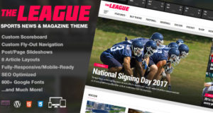 Die Liga – Sportnachrichten & Magazin WordPress Template