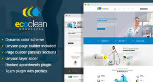 EcoClean – Hausreinigungsunternehmen WordPress Vorlage