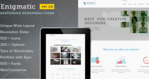 Enigmatic – Responsive Mehrzweck-WP-Template
