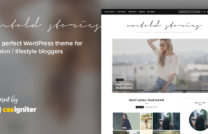 Fashion Blog Vorlage – Untold Stories