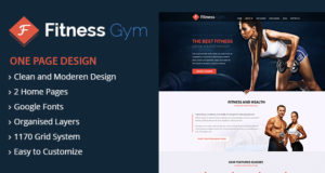 Fitness – WordPress-Layout