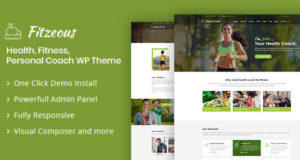 Fitzeous – Persönliches Fitnesstrainer WordPress Vorlage