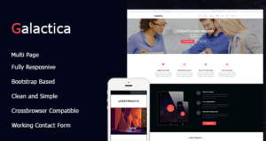 Galactica | Kreatives Mehrzweck-WordPress-Vorlage