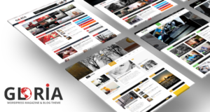 Gloria – WordPress Layout für Blog-Magazin mit mehreren Konzepten