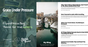 GraceUnderPressure | Responsive Vorlage Optimiert für Touch