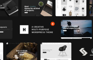 Heli – Minimales kreatives Schwarzweiß-WordPress-Template