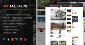 Hotmagazine – News & Magazine WordPress Template