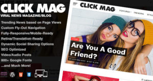 Klicken Sie auf Mag – Viral WordPress News Magazine / Blog Layout