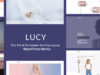LUCY - Elegantes weibliches Mehrzweck-WordPress-Template