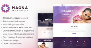 Magna – Spa Beauty Salon, Gesundheit & Wellness WordPress Template