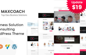 Maxcoach – Unternehmensberatung WordPress Vorlage