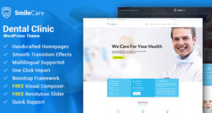Medizin & Zahnarzt WordPress Vorlage