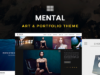 Mental - Kunst & Portfolio WordPress Vorlage