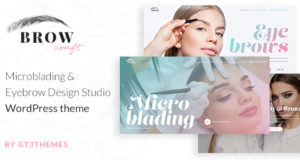 Microblading & Augenbrauen Beauty Salon WordPress Template – Browcraft