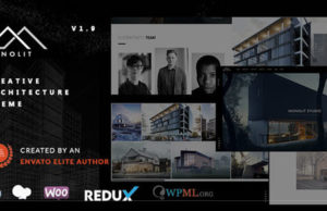 Monolit – Responsive Architektur WordPress Vorlage