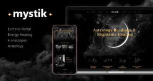 Mystik | Astrologie & Esoterisches Horoskop Wahrsagerei WordPress Layout