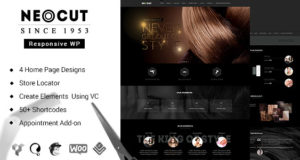 Neo Salon | Barber Shop WordPress Layout