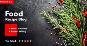 Neptune – Layout für Food Recipe Blogger & Chefs