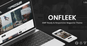 Onfleek – AMP Ready und Responsive Magazine Layout