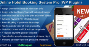 Online Hotelbuchungssystem Pro (WordPress Plugin)