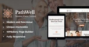 PathWell | Ein WordPress-Template für Seniorenkrankenhäuser