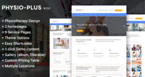 Physio Plus – Physiotherapie & Physiotherapie WordPress Layout