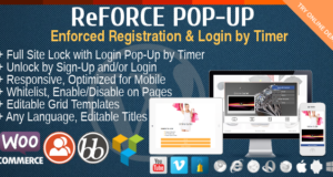 ReForce – Popup-Fenster für Benutzerregistrierung