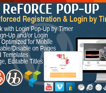ReForce – Popup-Fenster für Benutzerregistrierung