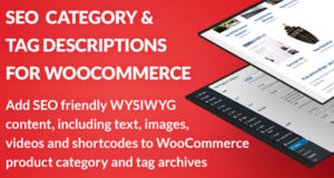 SEO Kategorie- und Tag-Beschreibungen für WooCommerce