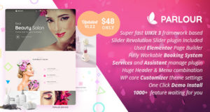 Salon – Dedicated Beauty Salon WordPress Template