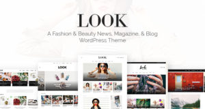 Schauen Sie: Ein Fashion & Beauty News, Magazin & Blog WordPress Layout