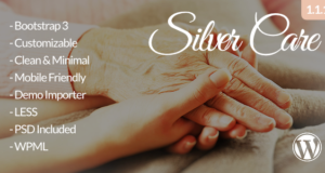 Silver Care – Medizinisches WordPress-Layout
