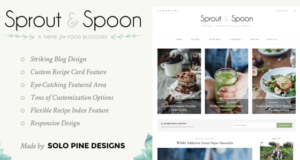 Sprout & Spoon – Ein WordPress-Template für Food-Blogger