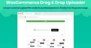 WooCommerce Drag & Drop Uploader | Ajax-Datei hochladen