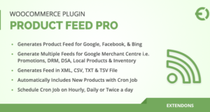 WooCommerce Product Feed Pro Plugin – Google, Facebook & mehr
